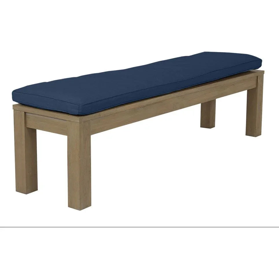 Coastal Teak Sunbrella Outdoor Dining Bench -- view 5