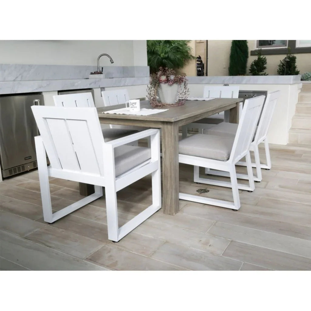 Coastal Teak Timeless Outdoor Dining Table -- view 5