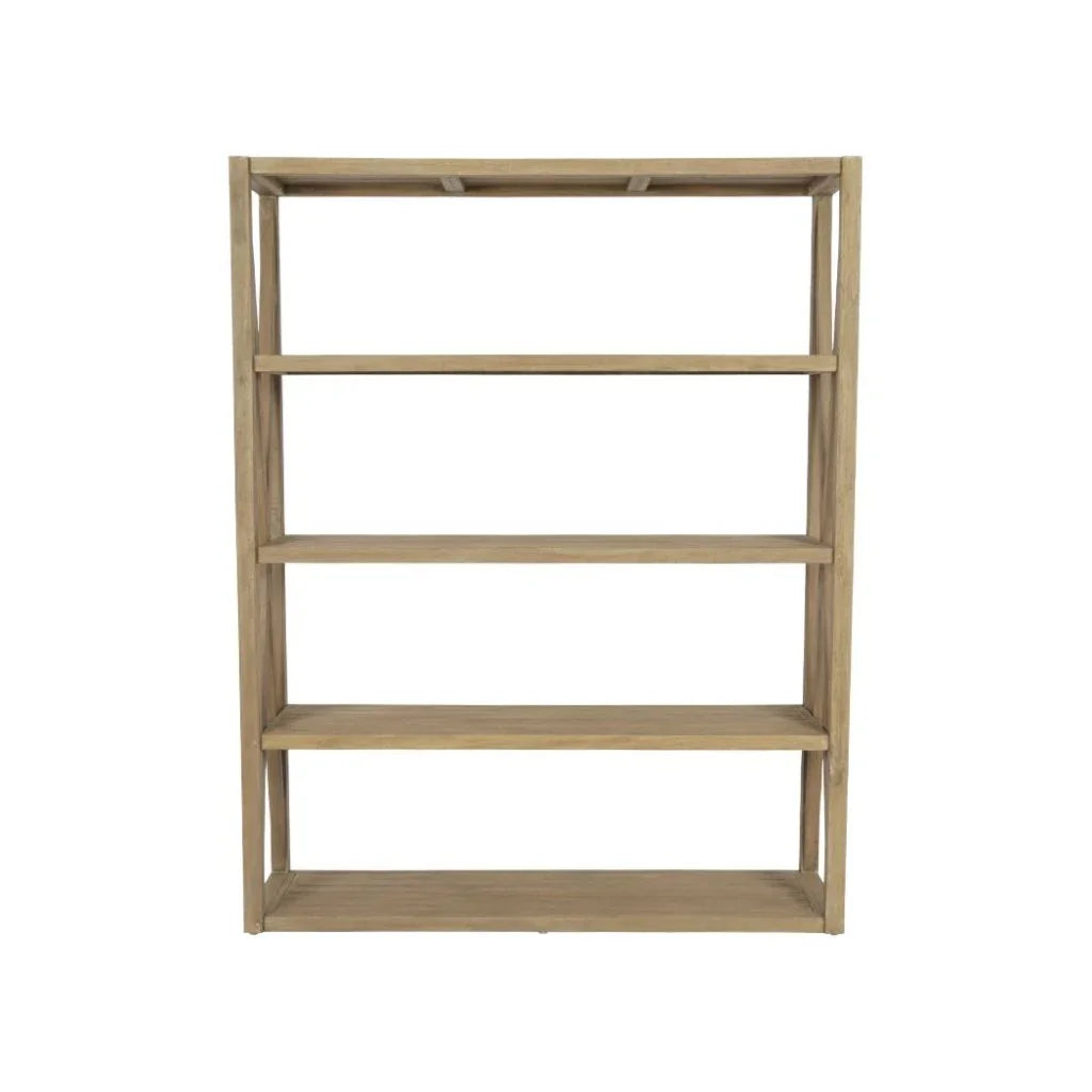 Coastal Teak Verticle X Outdoor Etagere -- view 3