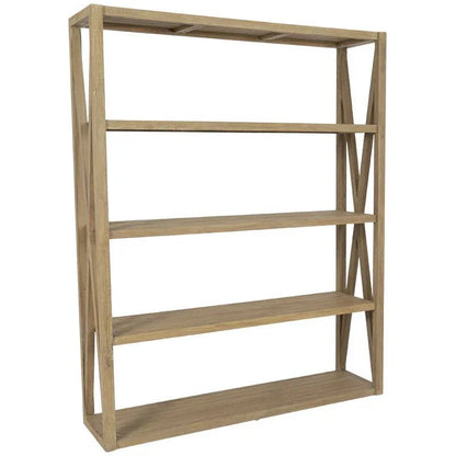 Coastal Teak Verticle X Outdoor Etagere