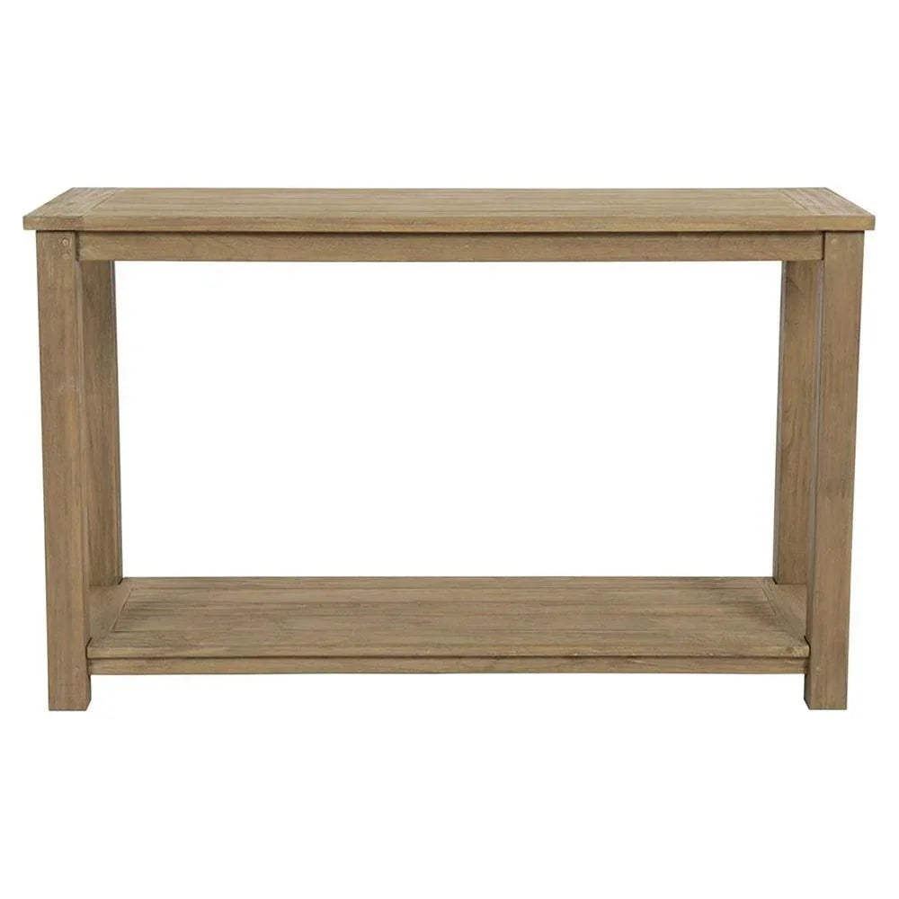 Coastal Teak Wood Outdoor Couch Table -- view 2
