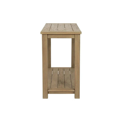 Coastal Teak Wood Outdoor Couch Table -- view 4