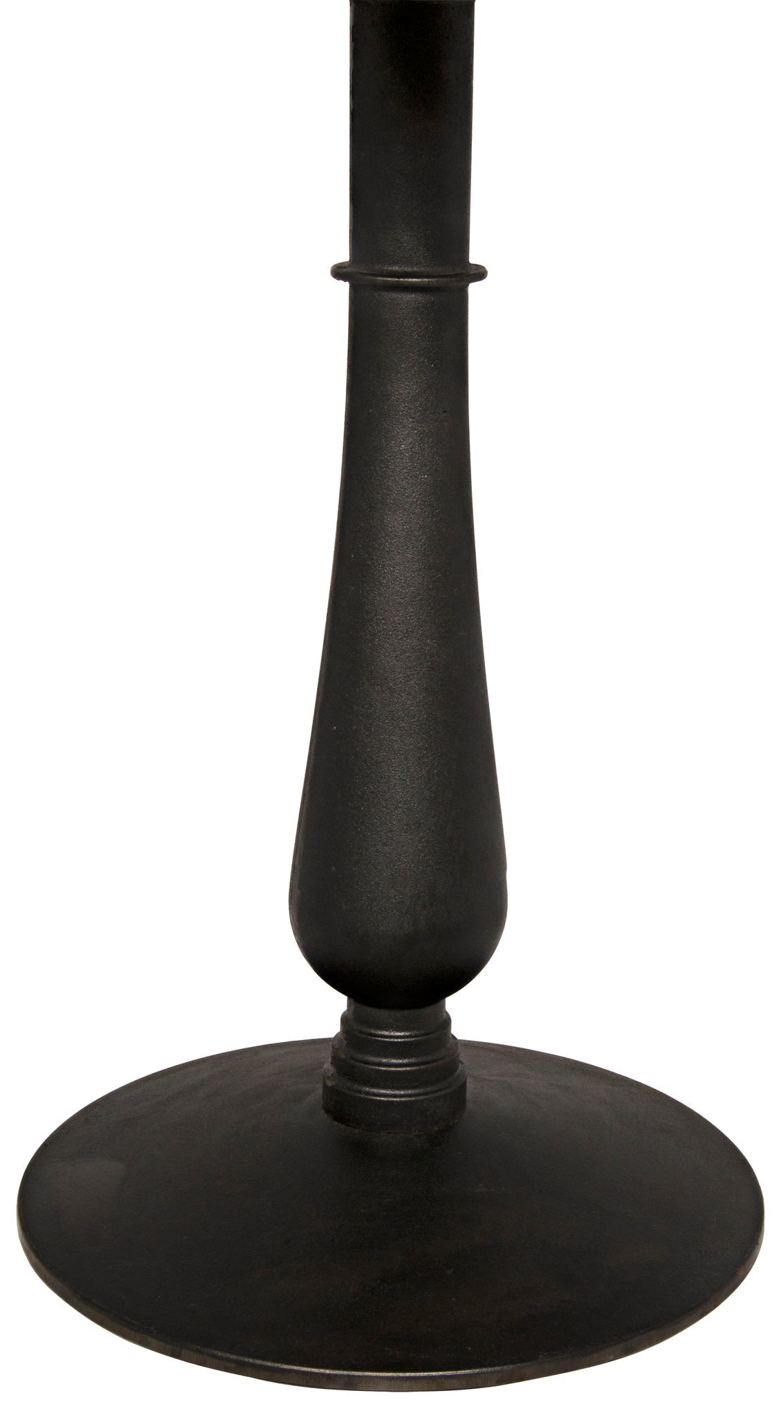 Cobus Iron and Marble Round Side Table-Side Tables-Noir-Sideboards and Things