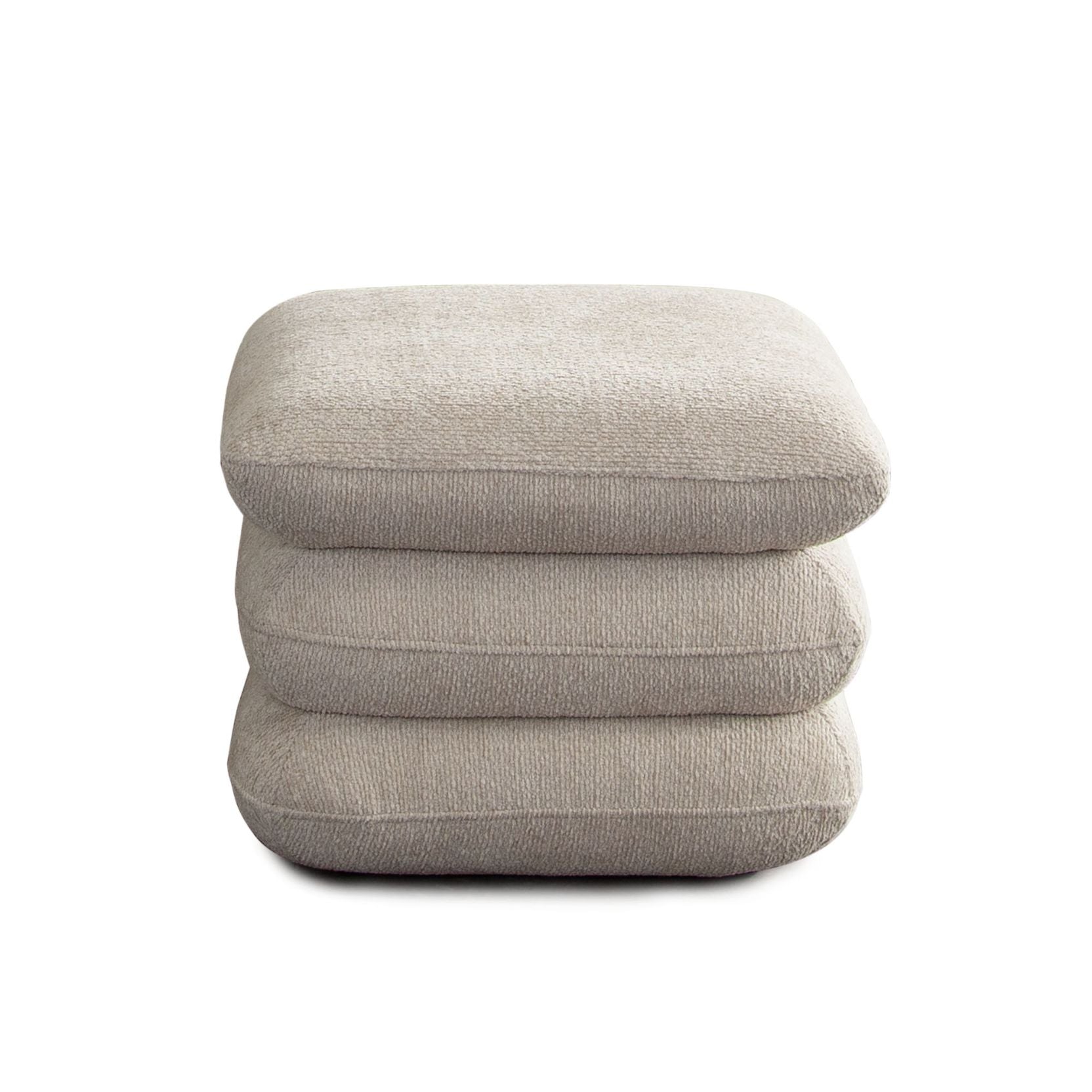 Diamond Sofa Code Three-Tiered Cushion Ottoman