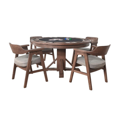 Sunny D Cole Dining Game Table Set with Stool