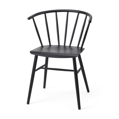 Mercana Colin Black Metal Armless Dining Chair (Set of 2)