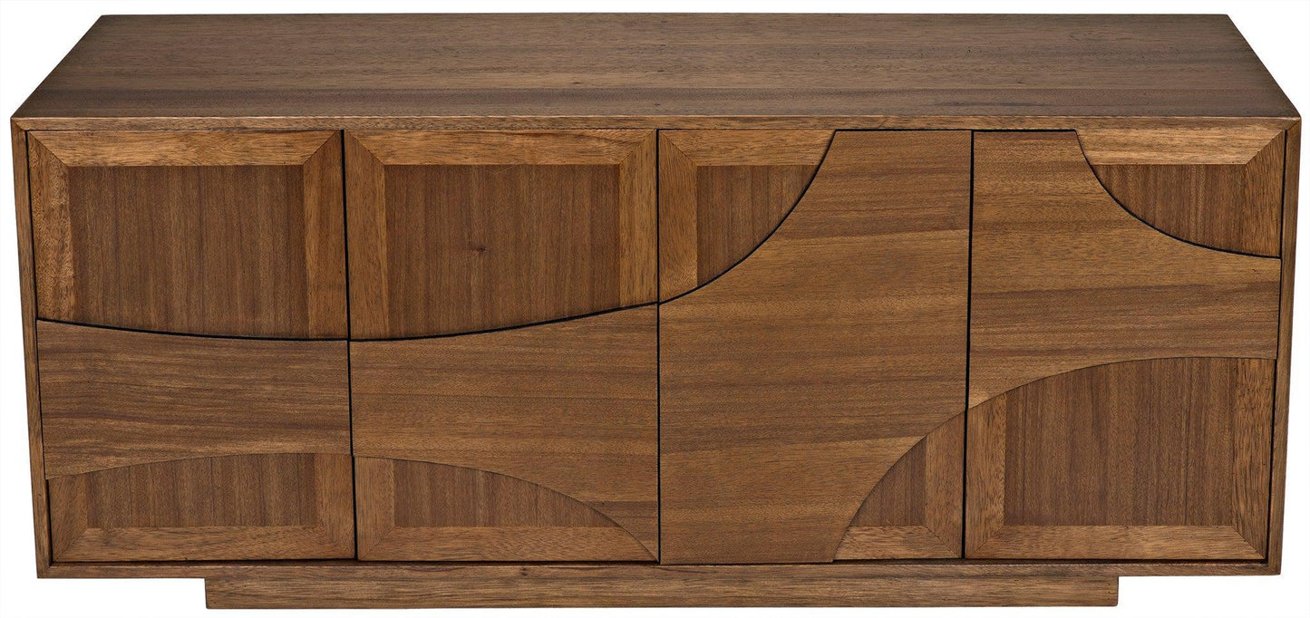 Collage Wood Sideboard-Sideboards-Noir-Sideboards and Things