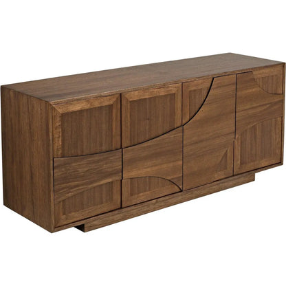 Noir Collage Wood Sideboard