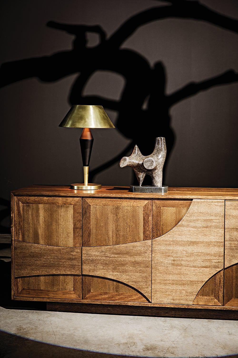 Collage Wood Sideboard-Sideboards-Noir-Sideboards and Things