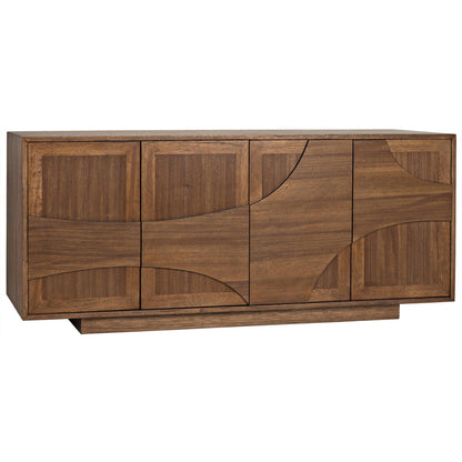 Collage Wood Sideboard-Sideboards-Noir-Sideboards and Things