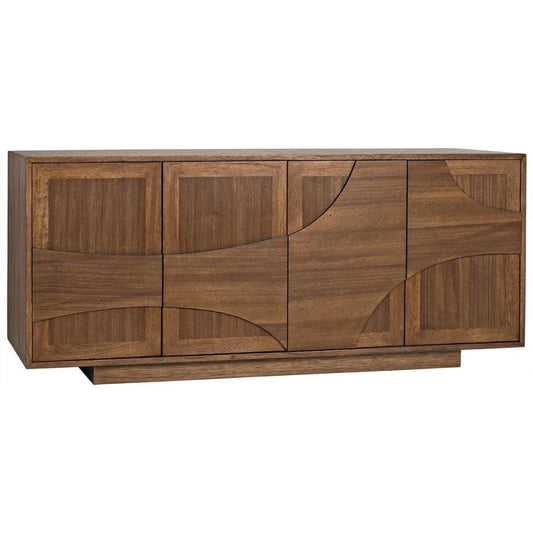 Noir Collage Wood Sideboard