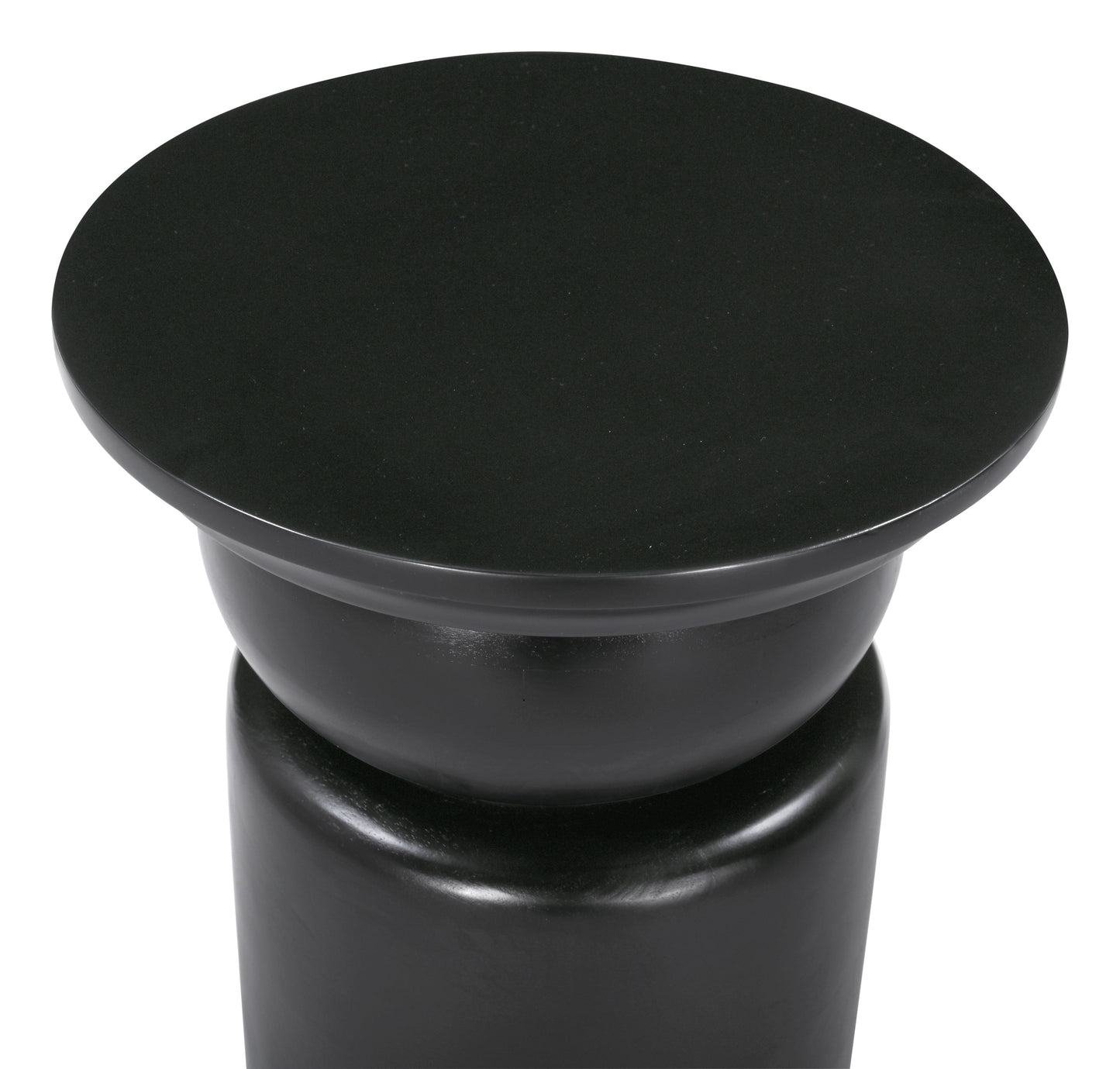 Colombo Side Table Black-Side Tables-Zuo Modern-LOOMLAN