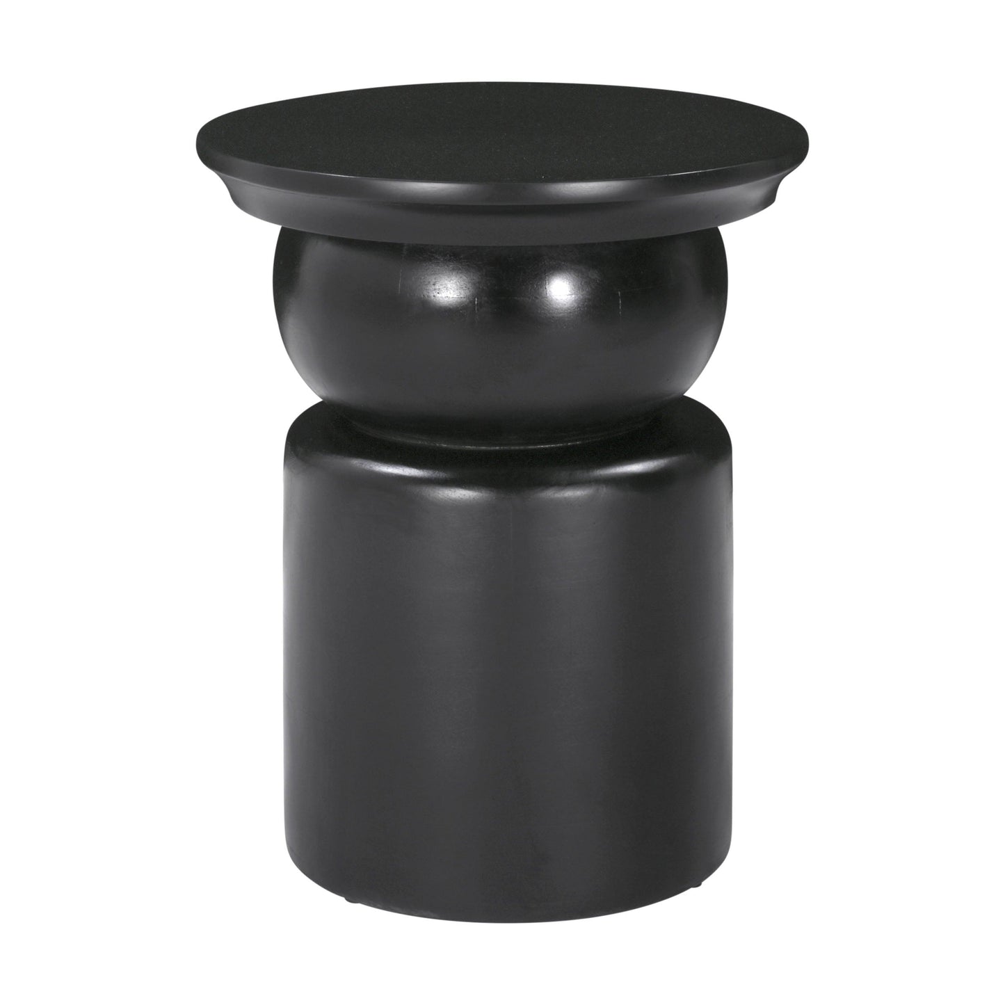 Colombo Side Table Black-Side Tables-Zuo Modern-LOOMLAN