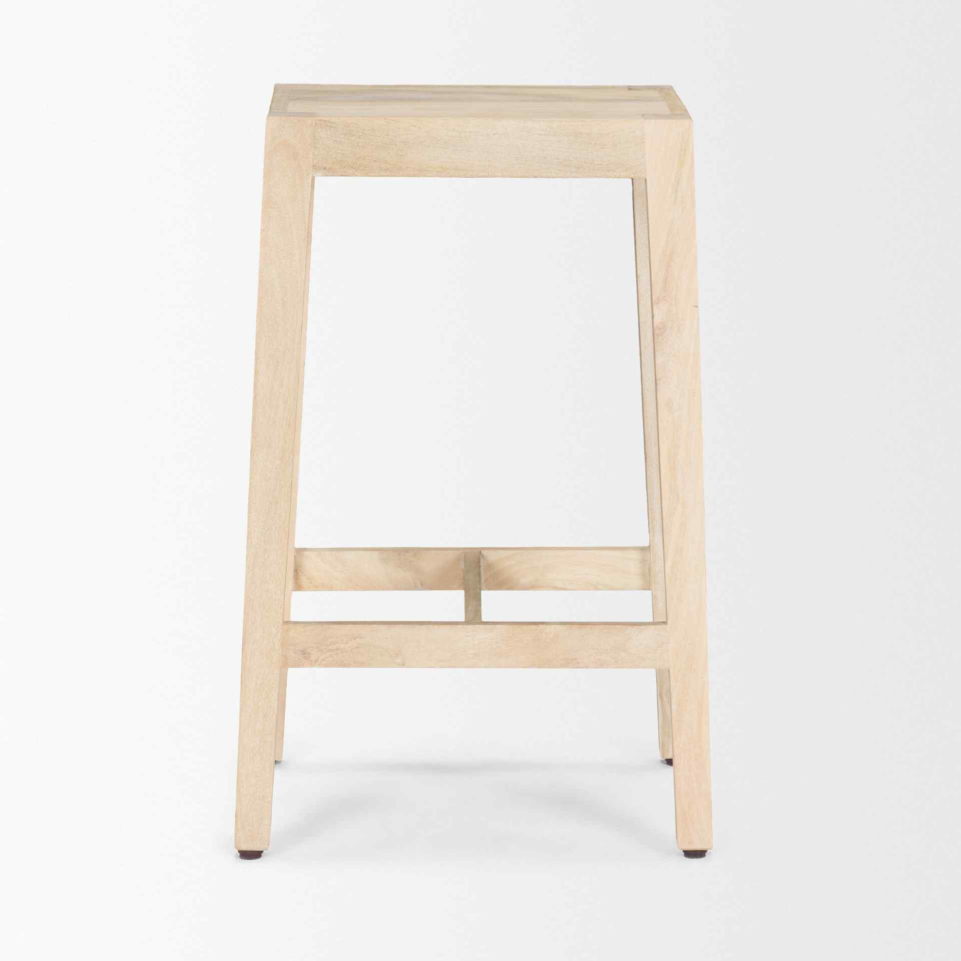 Mercana Colony Solid Wooden Counter Stool 2PC