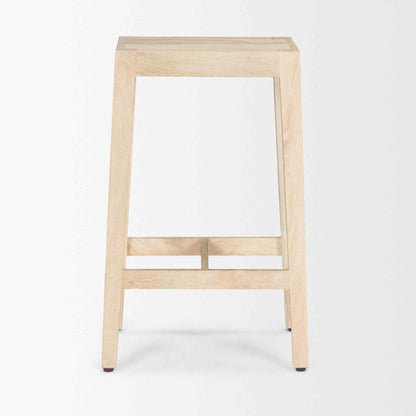 Mercana Colony Solid Wooden Counter Stool 2PC