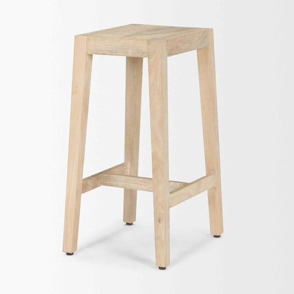 Mercana Colony Solid Wooden Counter Stool 2PC
