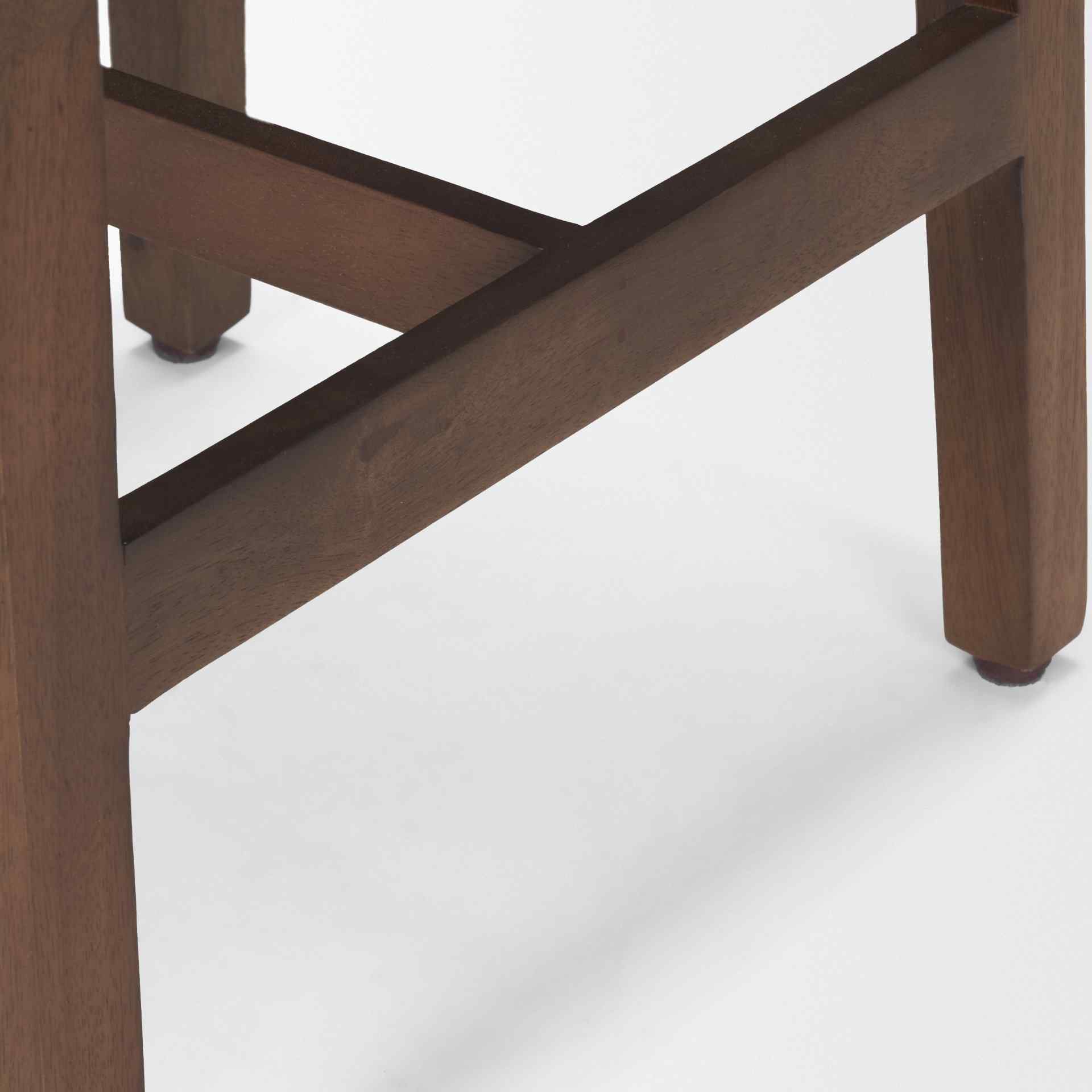 Mercana Colony Solid Wooden Counter Stool 2PC