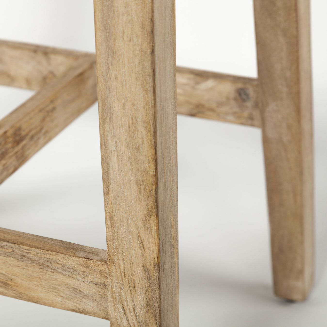 Mercana Colony Solid Wooden Counter Stool 2PC
