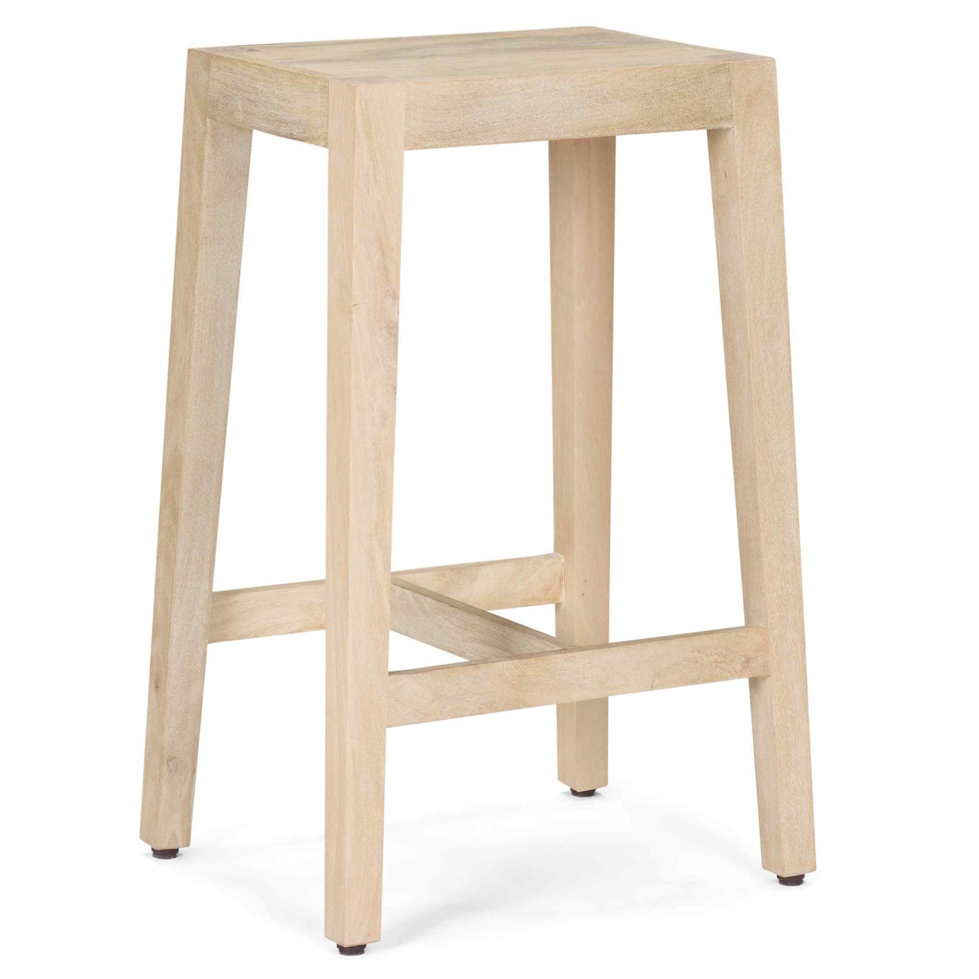 Mercana Colony Solid Wooden Counter Stool 2PC