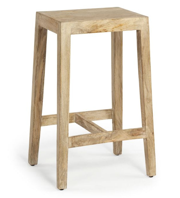 Mercana Colony Solid Wooden Counter Stool 2PC