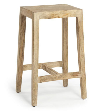 Mercana Colony Solid Wooden Counter Stool 2PC
