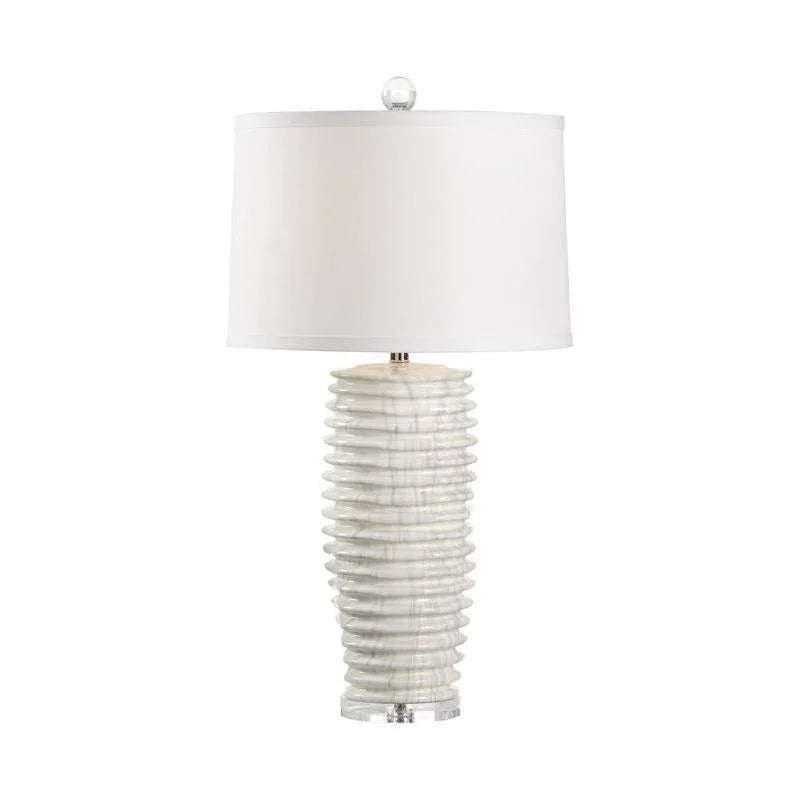 Chelsea House Colorado Ribbed Texture Italian Design Table Lamp
