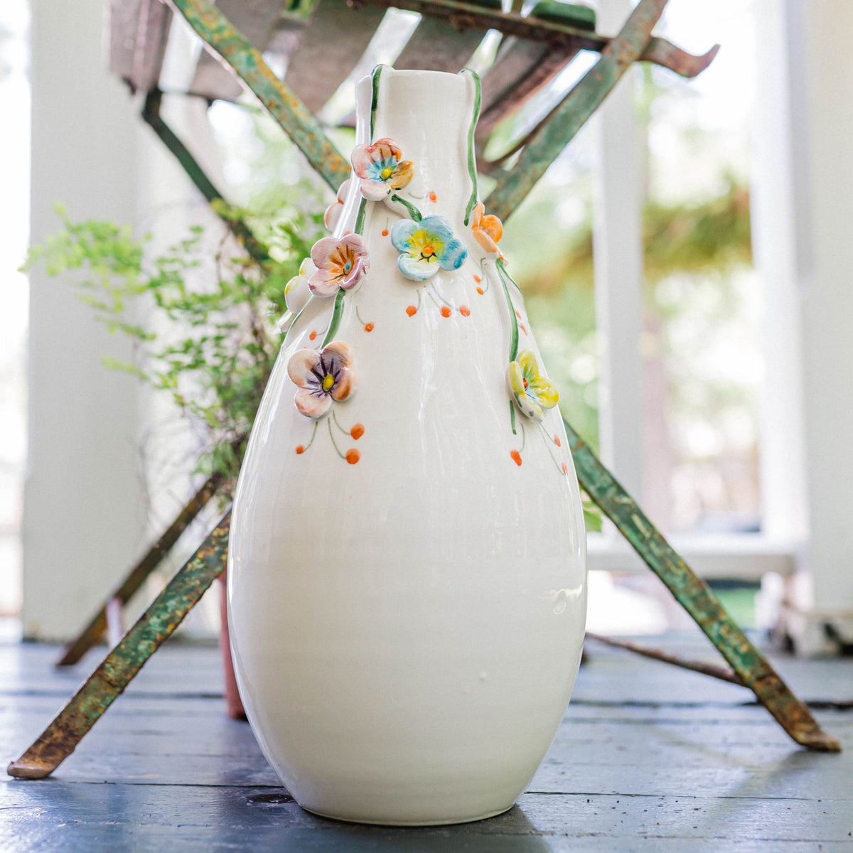 Colorful Handemade Flower Vase