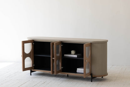 Colosseo Four Doors Wood Sideboard
