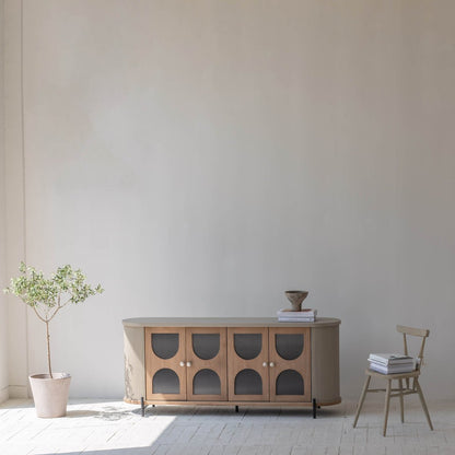Colosseo Four Doors Wood Sideboard