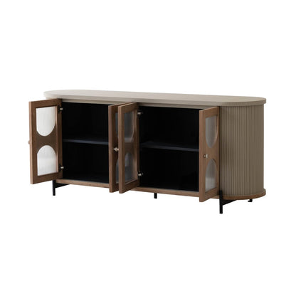 Colosseo Four Doors Wood Sideboard