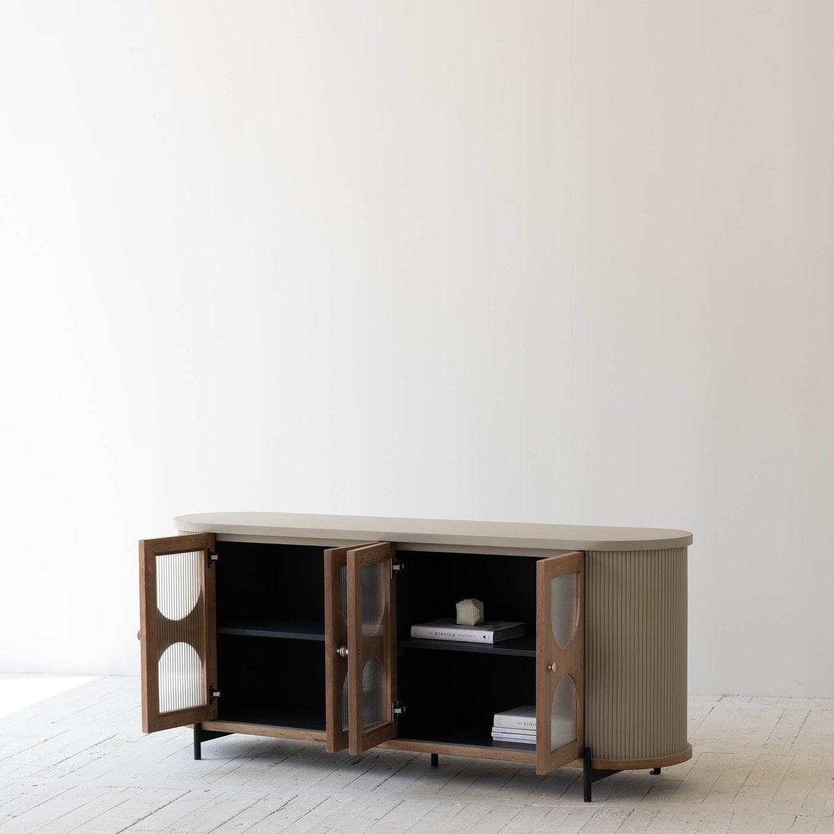 Colosseo Four Doors Wood Sideboard