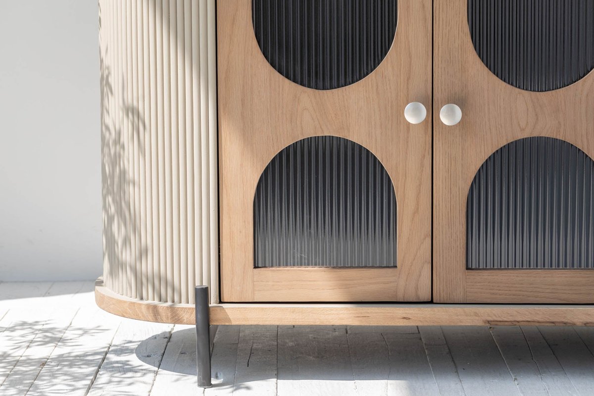 Colosseo Four Doors Wood Sideboard
