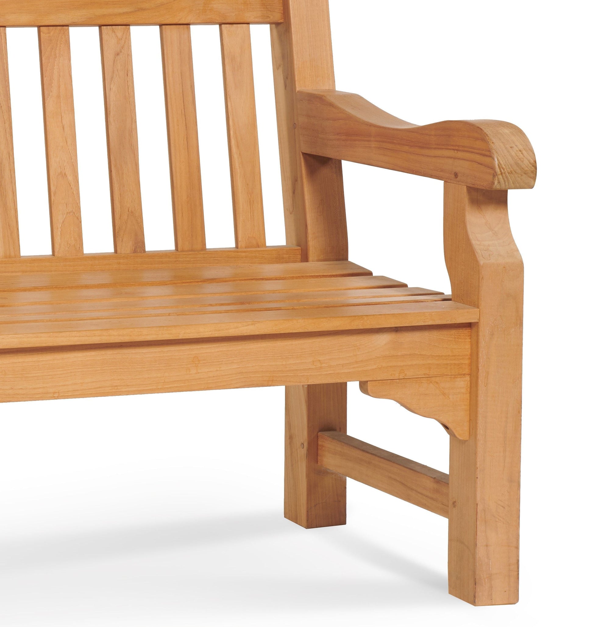 Colton 2-Person Teak Outdoor Bench-Outdoor Benches-HiTeak-Sideboards and Things