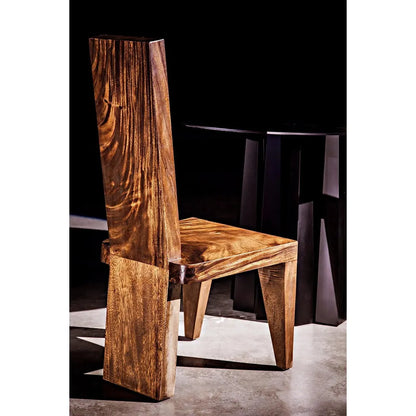 Noir Column Dining Table, Black Steel