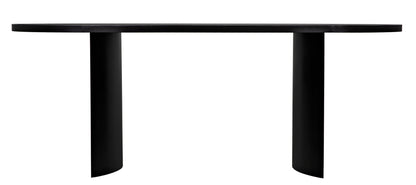 Concave Table-Dining Tables-Noir-Sideboards and Things