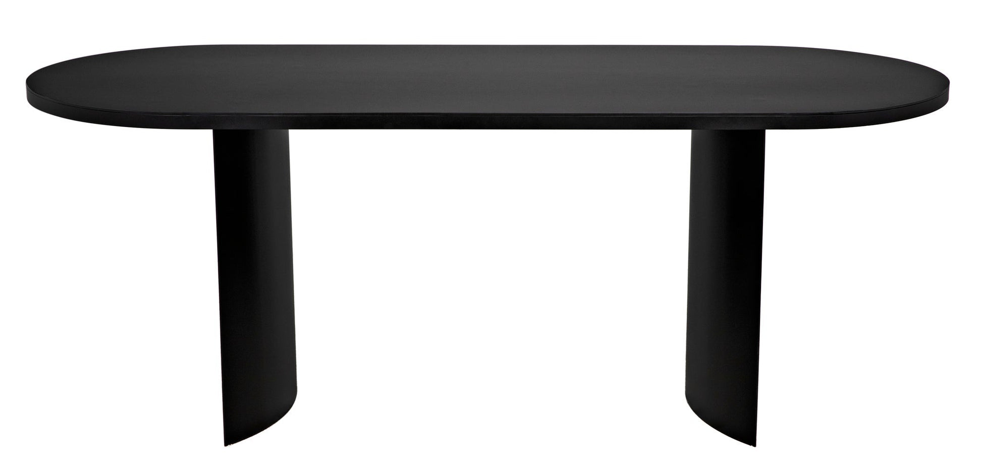 Concave Table-Dining Tables-Noir-Sideboards and Things