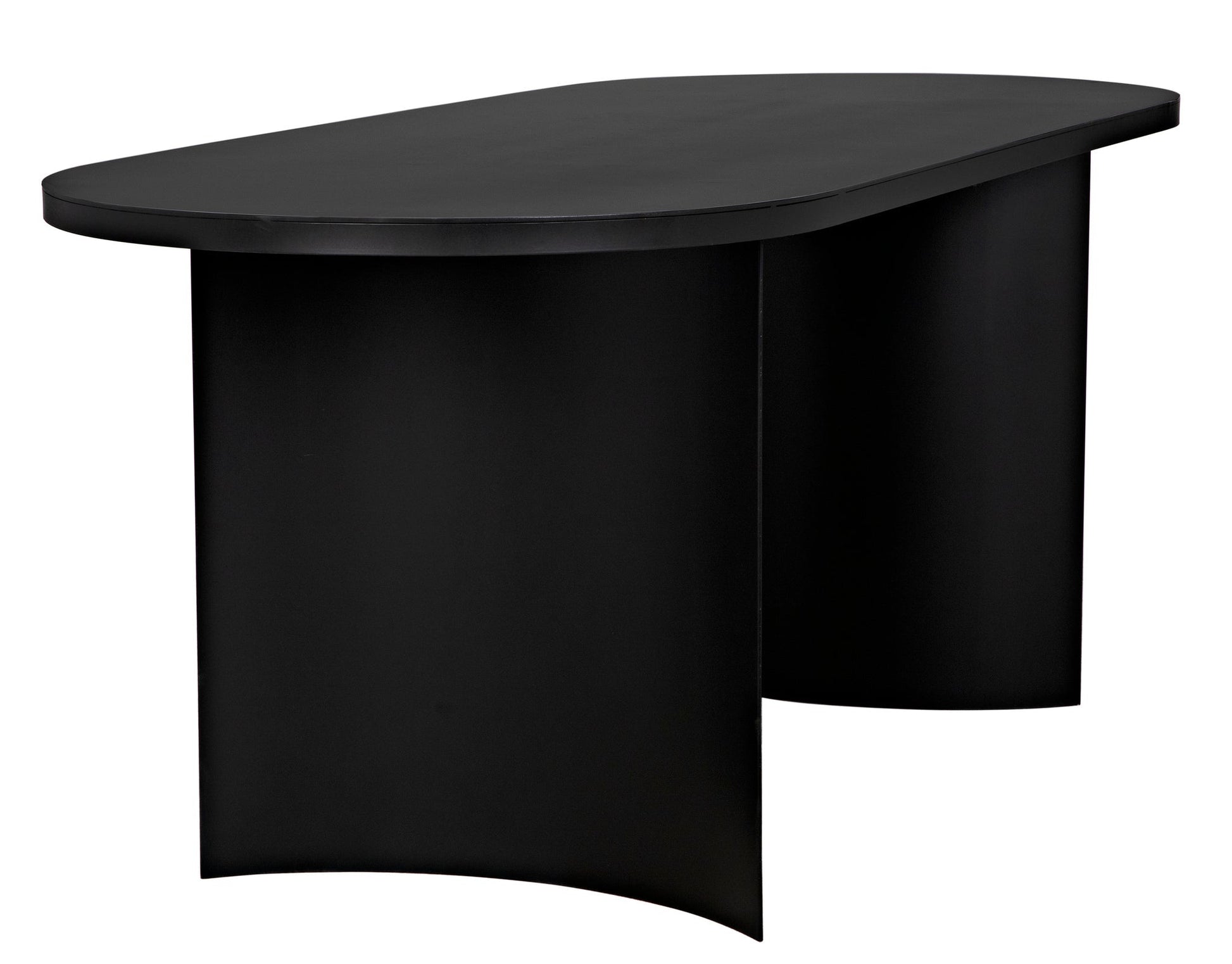 Concave Table-Dining Tables-Noir-Sideboards and Things