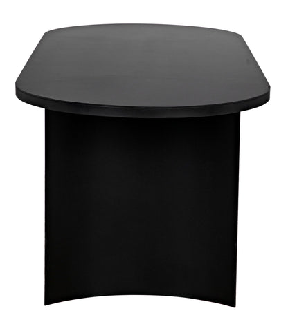 Concave Table-Dining Tables-Noir-Sideboards and Things