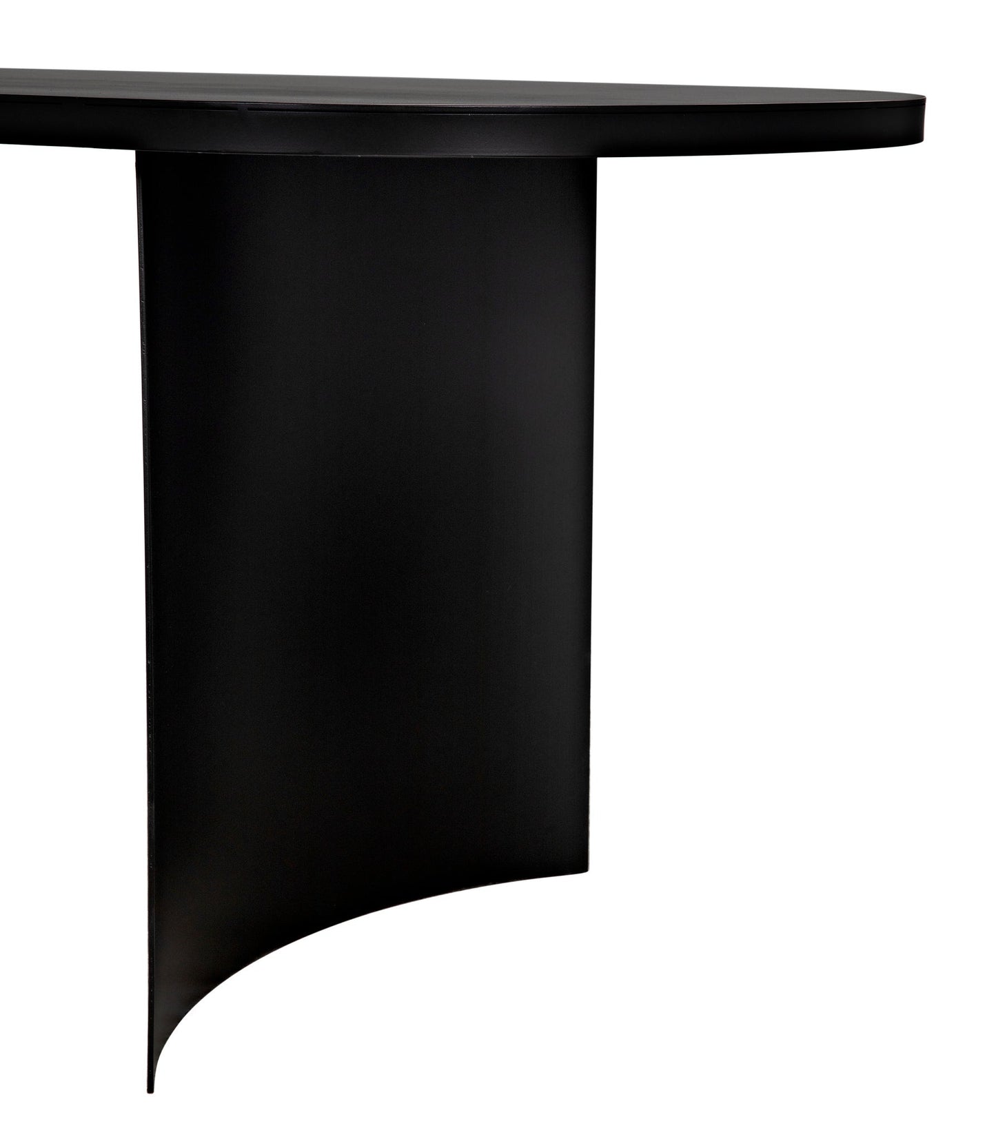 Concave Table-Dining Tables-Noir-Sideboards and Things