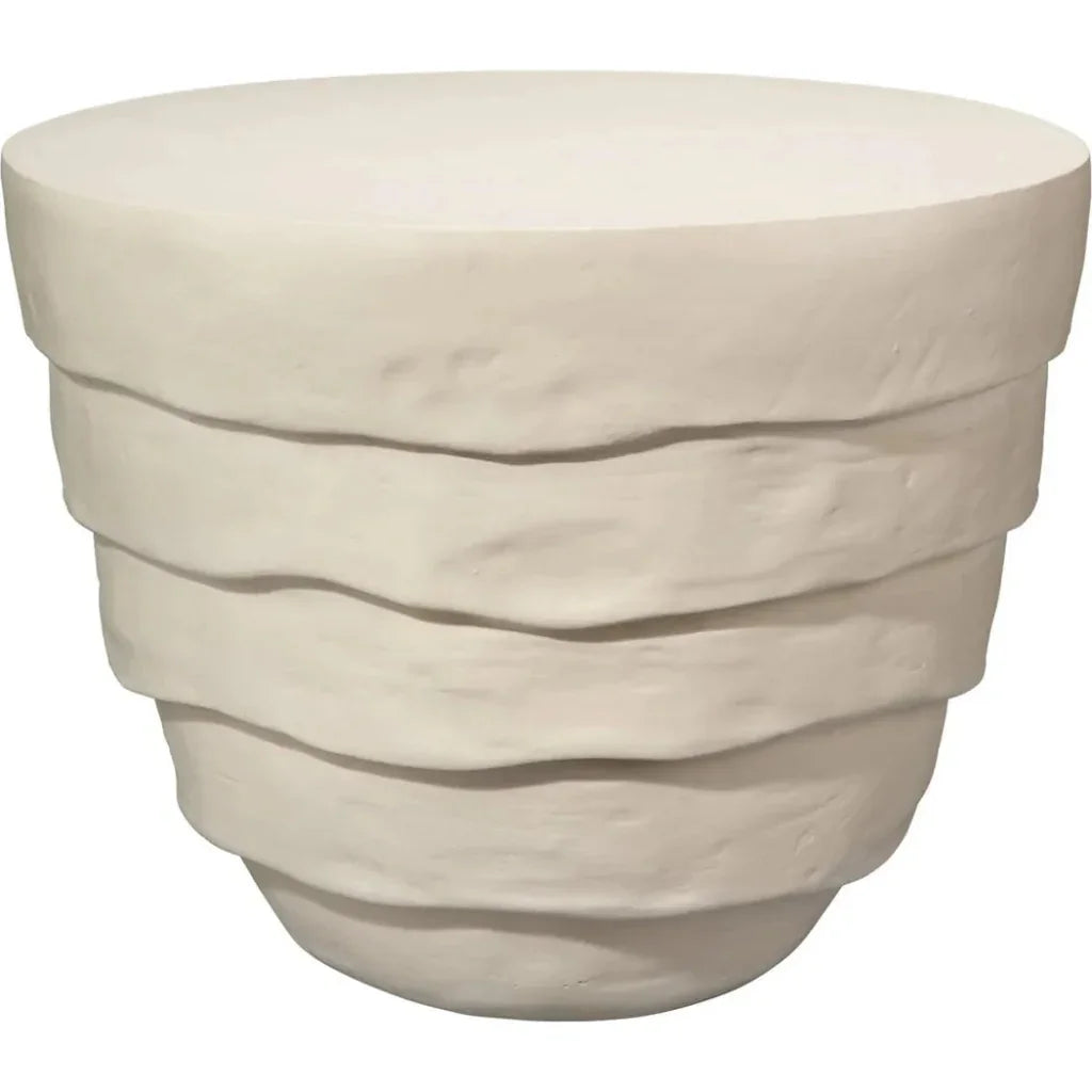 Jamie Young Concentric Fiber Glass Round Side Table
