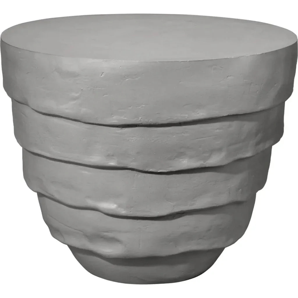 Jamie Young Concentric Fiber Glass Round Side Table