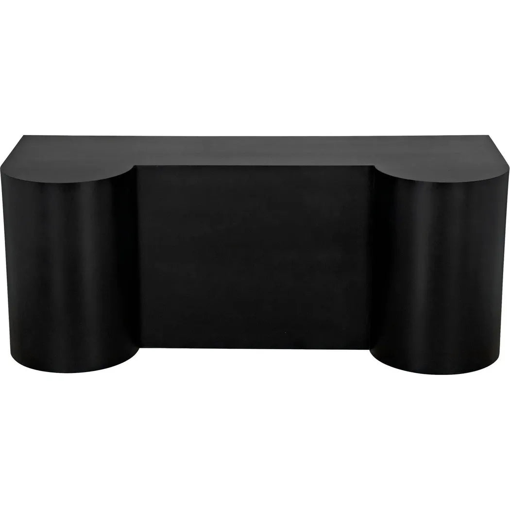 Concierge Desk, Black Steel Unique Home Office Desk