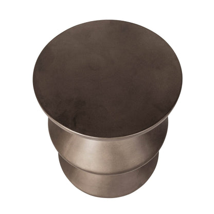 LH Home Concrete Inverted Concrete Outdoor Side Table