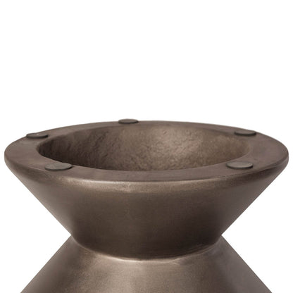 LH Home Concrete Inverted Concrete Outdoor Side Table