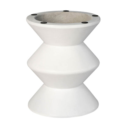 LH Home Concrete Inverted Concrete Outdoor Side Table