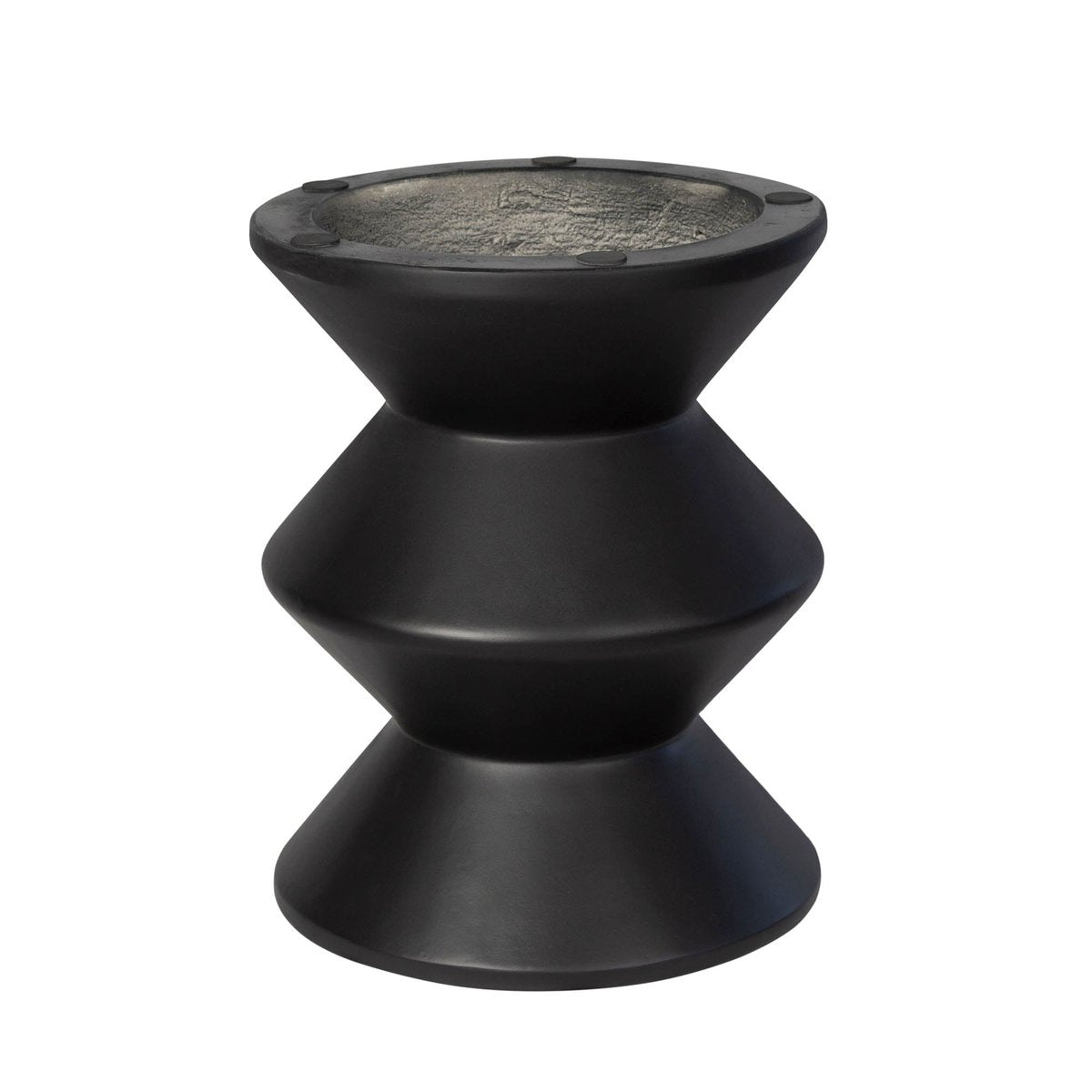 LH Home Concrete Inverted Concrete Outdoor Side Table
