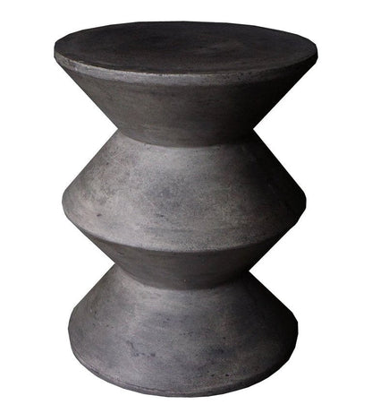 LH Home Concrete Inverted Concrete Outdoor Side Table