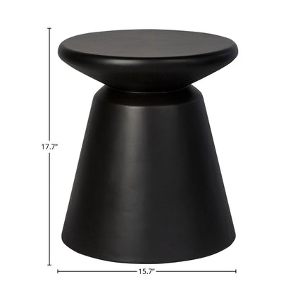 LH Home Concrete Mineral Concrete Outdoor Side Table