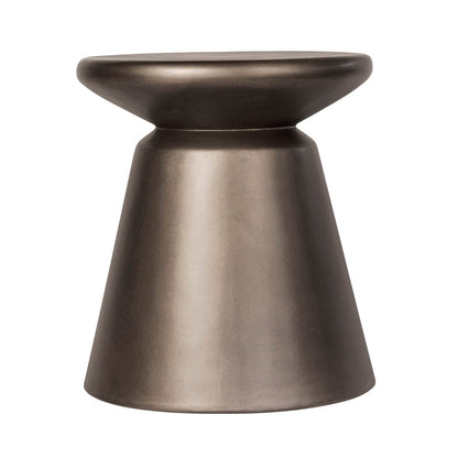 LH Home Concrete Mineral Concrete Outdoor Side Table