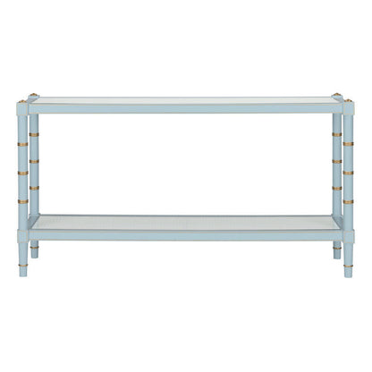 Conner Cane Bamboo-Inspired Legs Console Table